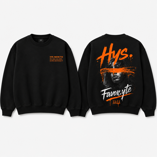 Hys. Favor.yte Chosen Sweatshirt - Black / Orange