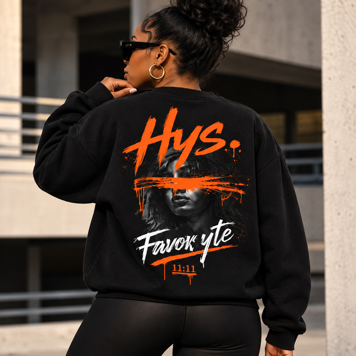 Hys. Favor.yte Chosen Sweatshirt - Black / Orange